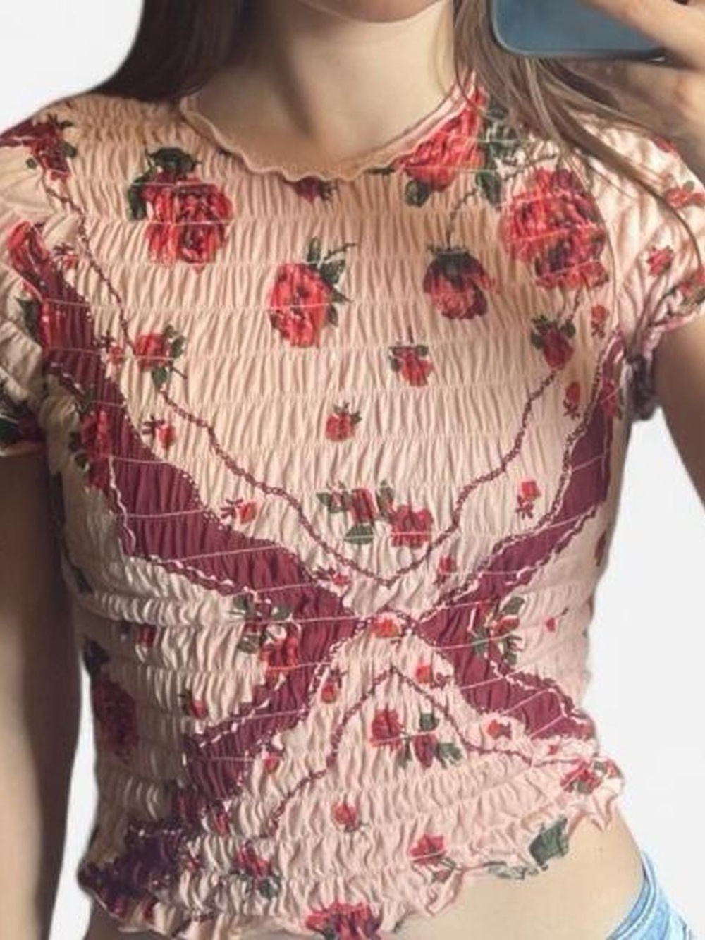 Kimchi Blue floral tee